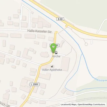 Standortübersicht der Tankstelle EW Eichsfeldgas GmbH in 37318 Arenshausen