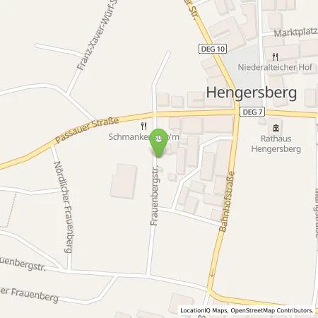 Standortübersicht der Tankstelle Energie Südbayern GmbH in 94491 Hengersberg