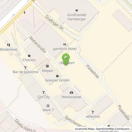 Standortübersicht der Tankstelle eeMobility GmbH in 81671 München