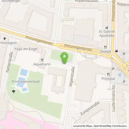 Standortübersicht der Tankstelle SWM Versorgungs GmbH in 81675 München