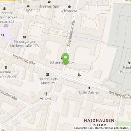 Standortübersicht der Tankstelle SWM Versorgungs GmbH in 81675 München