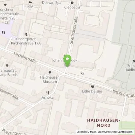 Standortübersicht der Tankstelle SWM Versorgungs GmbH in 81675 München