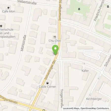 Standortübersicht der Tankstelle SWM Versorgungs GmbH in 81675 München