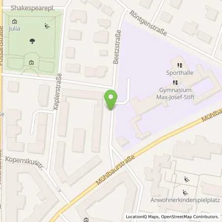 Standortübersicht der Tankstelle SWM Versorgungs GmbH in 81679 München