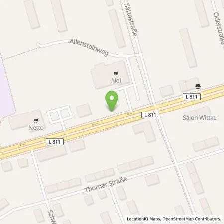 Standortübersicht der Tankstelle ALDI Nord Deutschland Stiftung & Co. KG in 26388 Wilhelmshaven