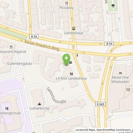 Standortübersicht der Tankstelle Mer Germany GmbH in 65185 Wiesbaden