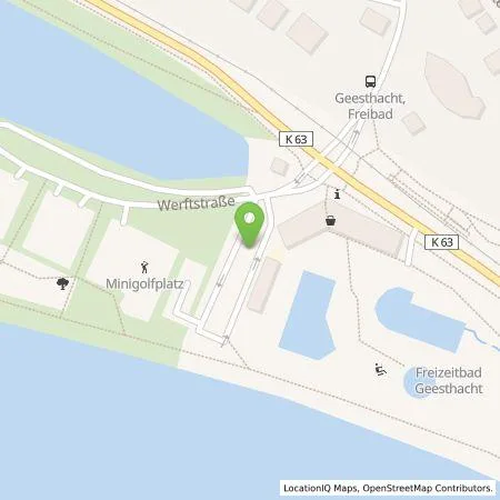 Standortübersicht der Tankstelle Stadtwerke Geesthacht GmbH in 21502 Geesthacht