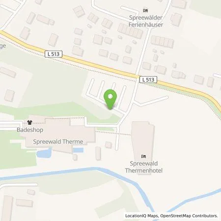 Standortübersicht der Tankstelle Spreewald Therme GmbH in 03096 Burg (Spreewald)