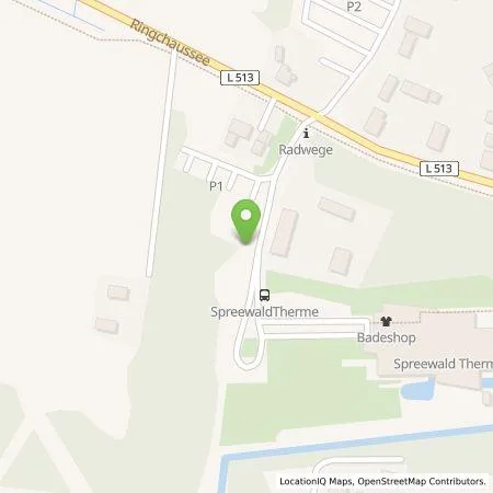 Standortübersicht der Tankstelle Spreewald Therme GmbH in 03096 Burg (Spreewald)