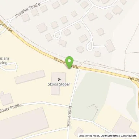 Standortübersicht der Tankstelle Glinicke Energie+Service GmbH in 37269 Eschwege