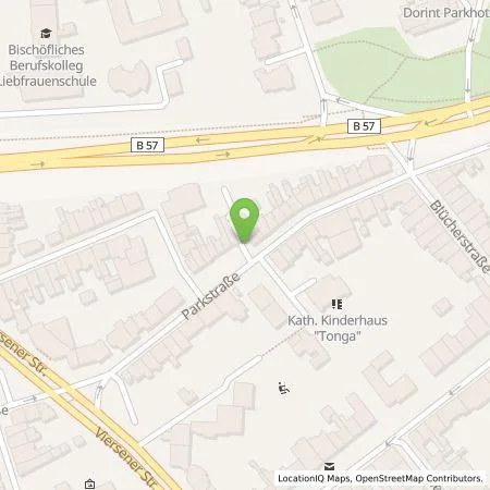 Standortübersicht der Tankstelle NEW Niederrhein Energie und Wasser GmbH in 41061 Mönchengladbach