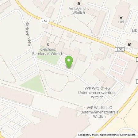 Standortübersicht der Tankstelle Kreisverwaltung Bernkastel-Wittlich in 54516 Wittlich
