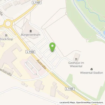 Standortübersicht der Tankstelle eze.network GmbH in 74336 Brackenheim