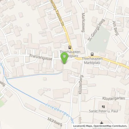 Standortübersicht der Tankstelle LEW Natur GmbH in 86672 Thierhaupten