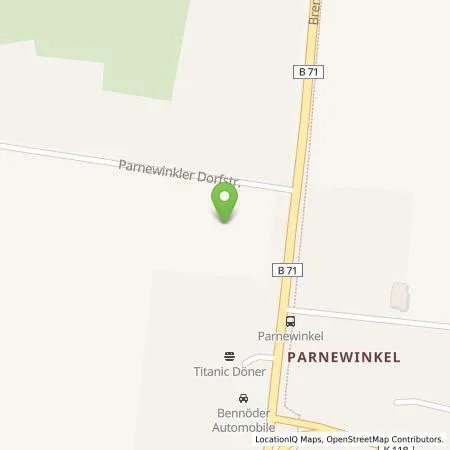 Standortübersicht der Tankstelle E.ON Drive Infrastructure GmbH in 27446 Selsingen