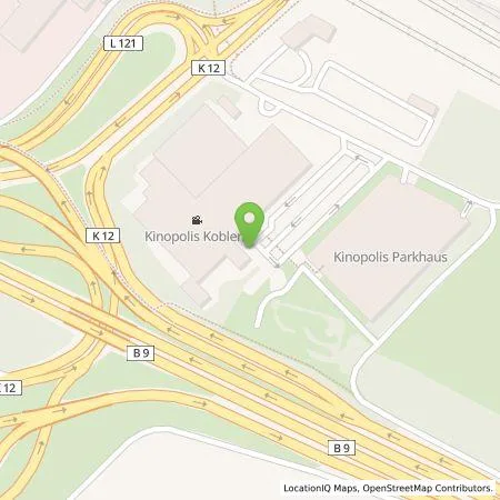 Standortübersicht der Tankstelle Kinopolis Koblenz GmbH & Co.KG in 56070 Koblenz