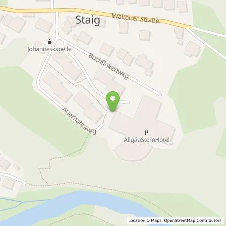 Standortübersicht der Tankstelle Stella Hotelbetriebsgesellschaft mbH in 87527 Sonthofen