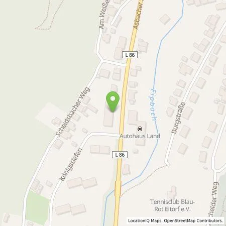 Standortübersicht der Tankstelle rhenag Rheinische Energie Aktiengesellschaft in 53783 Eitorf