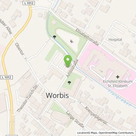 Standortübersicht der Tankstelle EW Eichsfeldgas GmbH in 37339 Leinefelde (Worbis)