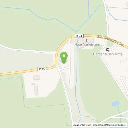 Standortübersicht der Tankstelle Stadtwerke Warburg GmbH in 34414 Warburg