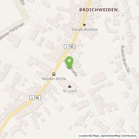 Standortübersicht der Tankstelle EWV Energie- und Wasser-Versorgung GmbH in 52146 Würselen