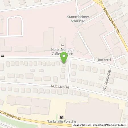 Standortübersicht der Tankstelle eze.network GmbH in 70435 Stuttgart