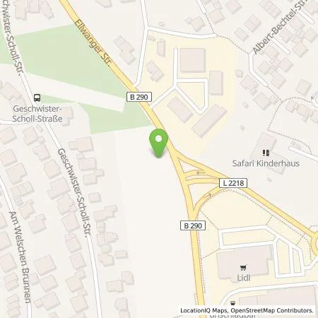 Standortübersicht der Tankstelle ecoSWITCH AG in 74564 Crailsheim