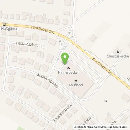 Standortübersicht der Tankstelle Kaufland Dienstleistung GmbH & Co. KG in 61231 Bad Nauheim