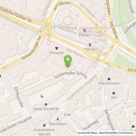 Standortübersicht der Tankstelle Wattif Europe GmbH in 90443 Nürnberg