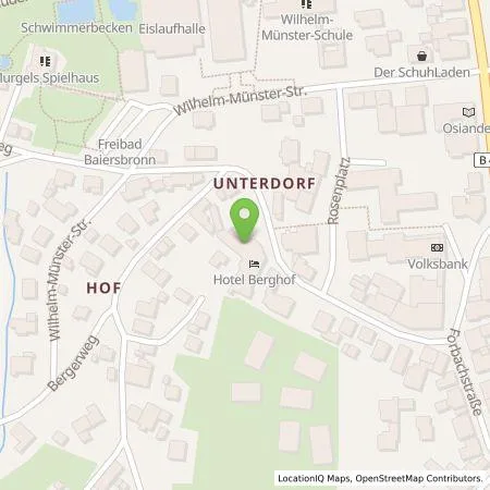 Standortübersicht der Tankstelle Wattif Europe GmbH in 72270 Baiersbronn