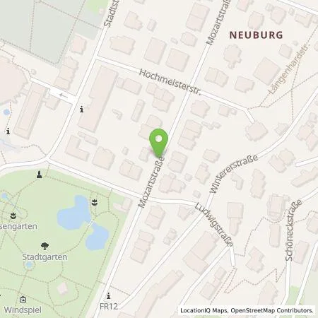 Standortübersicht der Tankstelle StromSpeicherMarkt GmbH in 79104 Freiburg im Breisgau