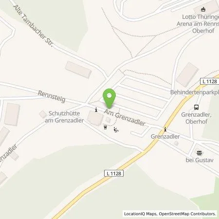 Standortübersicht der Tankstelle TEAG Mobil GmbH in 98559 Oberhof