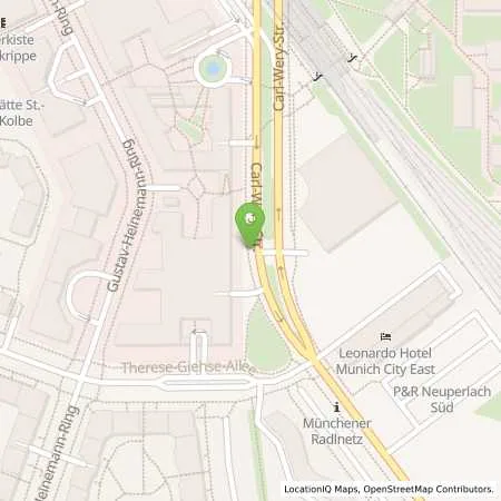 Standortübersicht der Tankstelle SWM Versorgungs GmbH in 81739 München