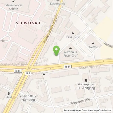 Standortübersicht der Tankstelle HomE of Mobility GmbH in 90441 Nürnberg