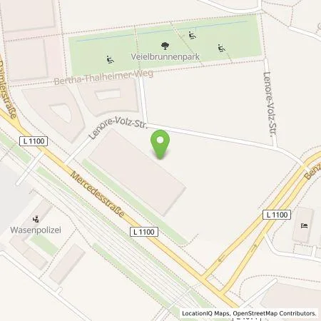 Standortübersicht der Tankstelle Energiedienste der Landeshauptstadt Stuttgart GmbH in 70372 Stuttgart