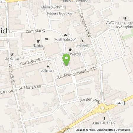 Standortübersicht der Tankstelle e-regio GmbH & Co. KG in 53894 Mechernich