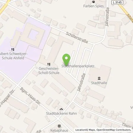 Standortübersicht der Tankstelle TankE GmbH in 36304 Alsfeld