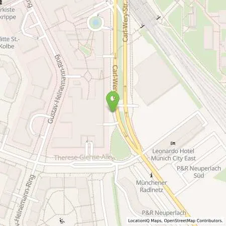 Standortübersicht der Tankstelle SWM Versorgungs GmbH in 81739 München