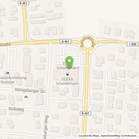 Standortübersicht der Tankstelle EDEKA-MIHA Charge GmbH in 26409 Wittmund (Carolinensiel)