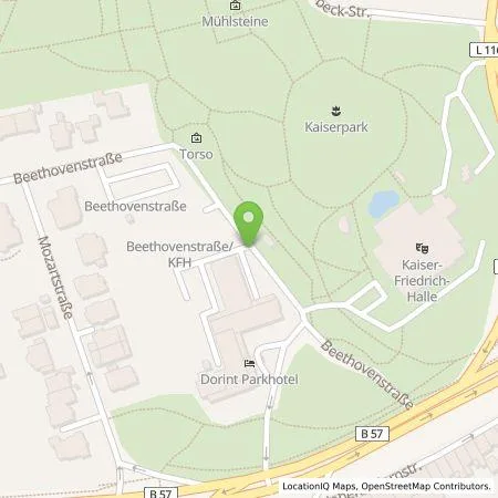 Standortübersicht der Tankstelle NEW Niederrhein Energie und Wasser GmbH in 41061 Mönchengladbach