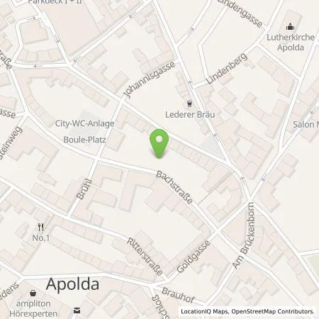 Standortübersicht der Tankstelle Energieversorgung Apolda GmbH in 99510 Apolda
