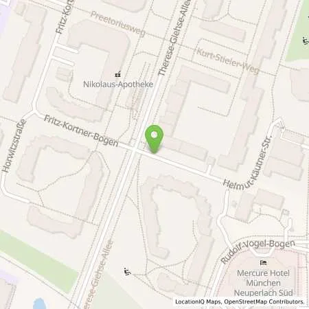 Standortübersicht der Tankstelle SWM Versorgungs GmbH in 81739 München