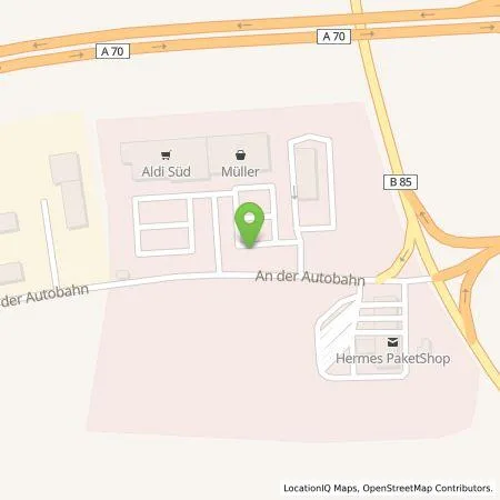 Standortübersicht der Tankstelle Tesla Germany GmbH in 95512 Neudrossenfeld