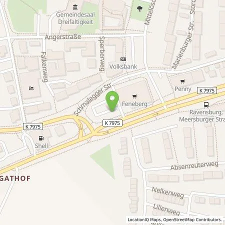 Standortübersicht der Tankstelle Numbat Schnellladenetz GmbH & Co. KG in 88213 Ravensburg