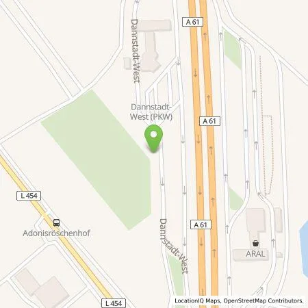 Standortübersicht der Tankstelle E.ON Drive Infrastructure GmbH in 67125 Dannstadt-Schauernheim