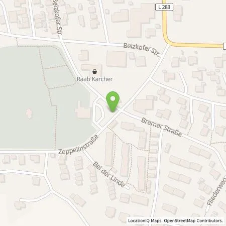 Standortübersicht der Tankstelle Stadtwerke Mengen in 88512 Mengen