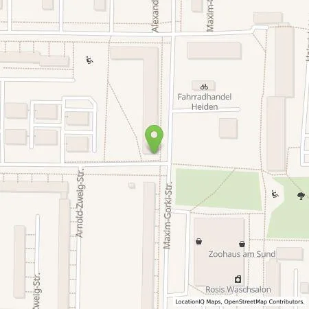 Standortübersicht der Tankstelle SWS Energie GmbH in 18435 Stralsund