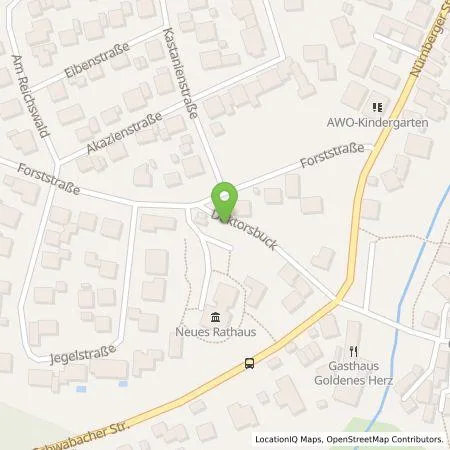 Standortübersicht der Tankstelle Gemeindewerke Wendelstein Breitband GmbH in 90530 Wendelstein