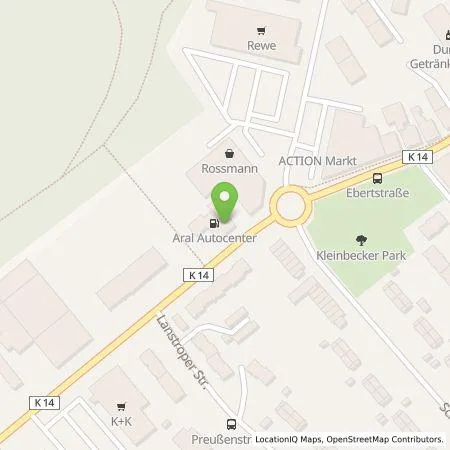 Standortübersicht der Tankstelle Stadtwerke Lünen Infrastrukturbau GmbH in 44532 Lünen