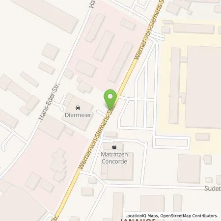 Standortübersicht der Tankstelle Autohaus Diermeier GmbH in 93413 Cham